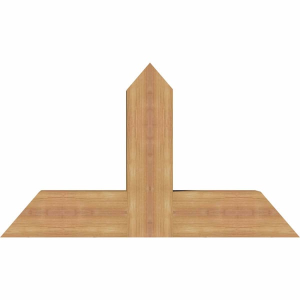 Ekena Millwork Portland Timber Gable Bracket, Western Red Cedar, 36"W x 21"H x 5 1/2"D x 5 1/2"F, 14/12 Pitch GBW036X21X0606POR00SWR - main